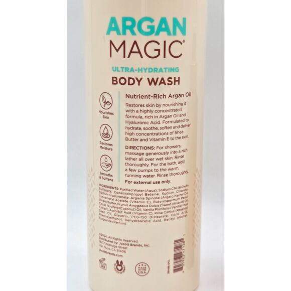2 Pk ARGAN MAGIC Ultra-Hydrating Cocont Vanilla & Eucalyptus Mint w/Argan Oil - Picture 4 of 4